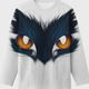 Fractal Eyes Biker Tee β Glowing Vision | Ride Hard Collection