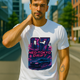 Neo-Tokyo Drift 07 – Unisex Stretch T-Shirt