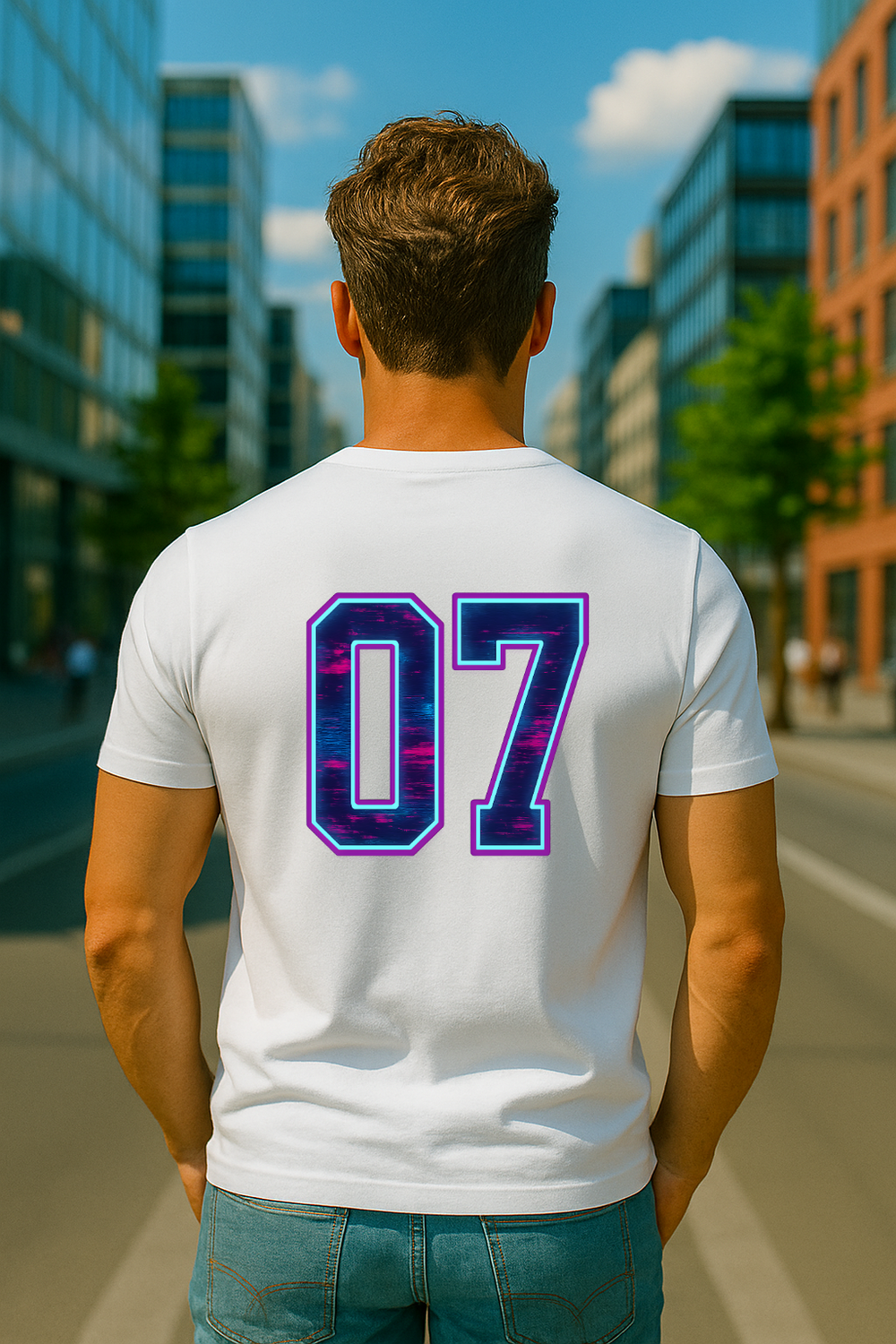 Neo-Tokyo Drift 07 – Unisex Stretch T-Shirt