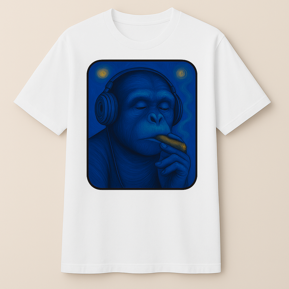 π₯ Starry Night Primate Tee π₯ Icy White