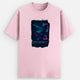 Disconnect Glitch Loop Tee – Cyberpunk Chaos in Motion Unisex Stretch T-shirt - Light Pink