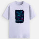 Disconnect Glitch Loop Tee – Cyberpunk Chaos in Motion Unisex Stretch T-shirt - Lavender