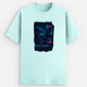 Disconnect Glitch Loop Tee – Cyberpunk Chaos in Motion Unisex Stretch T-shirt - Mint