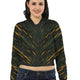 Jungle Camo Women's AOP Bomber Jacket