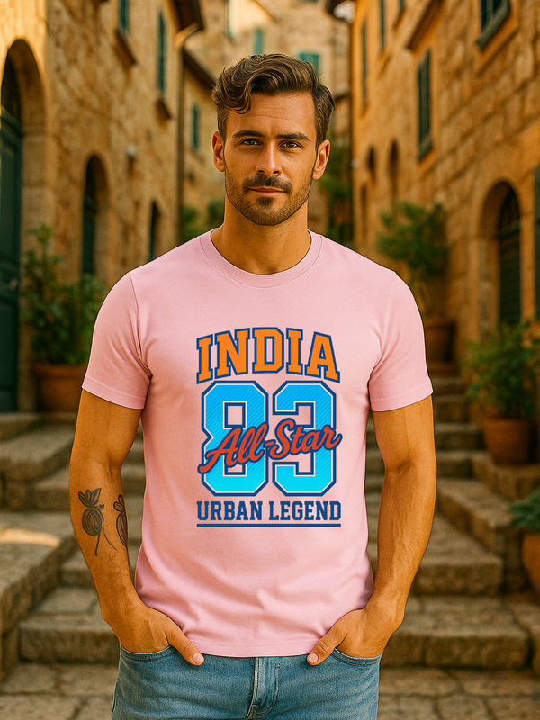 🏏 INDIA '83 All-Star Urban Legend Edition – Stretch Fit T-Shirt