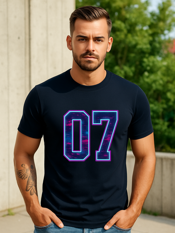 🔥 07 Neon Rush Edition – Stretch Fit T-Shirt