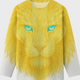 Solar King Tee – Golden Lion Glow Biker T-Shirt