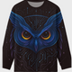 Cyber Owl Vision Tee – Futuristic Night Rider Biker T-Shirt