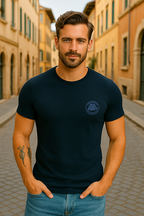 Unisex Stretch T-shirt - Navy Blue