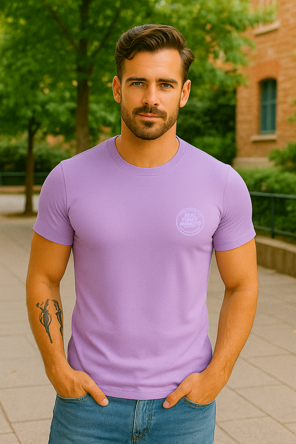 Unisex Stretch T-shirt - Lavender