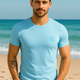 Unisex Stretch T-shirt - Baby Blue