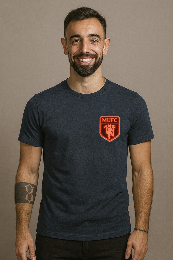 Unisex Stretch T-shirt MUFC BRUNO ELECTRIC BLUE