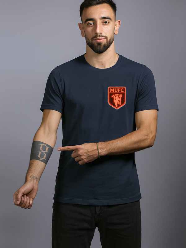 Unisex Stretch T-shirt MUFC BRUNO ELECTRIC BLUE