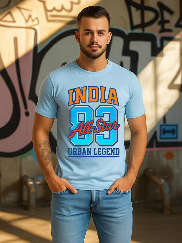 🏏 INDIA '83 All-Star Urban Legend Edition – Stretch Fit T-Shirt
