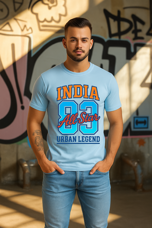 🏏 INDIA '83 All-Star Urban Legend Edition – Stretch Fit T-Shirt