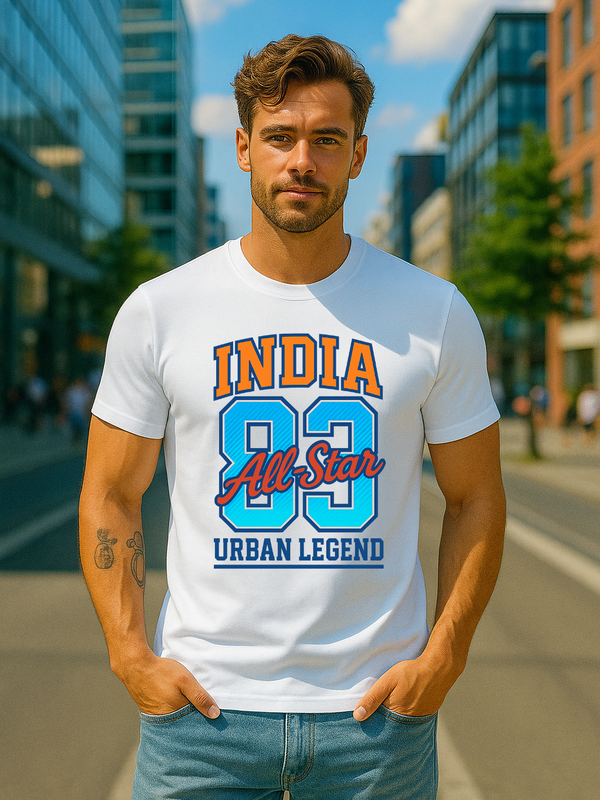 🏏 INDIA '83 All-Star Urban Legend Edition – Stretch Fit T-Shirt