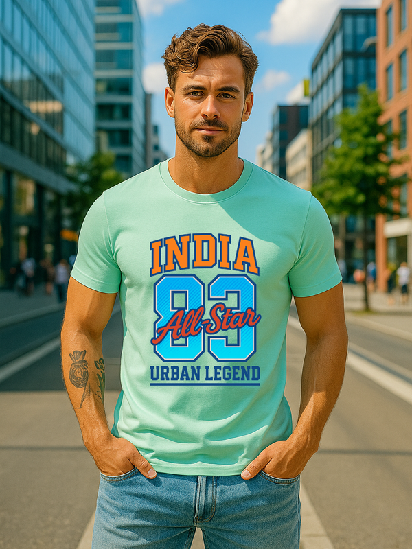 🏏 INDIA '83 All-Star Urban Legend Edition – Stretch Fit T-Shirt