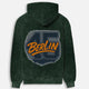 Unisex Acid Washed Hoodie - BERLIN 45