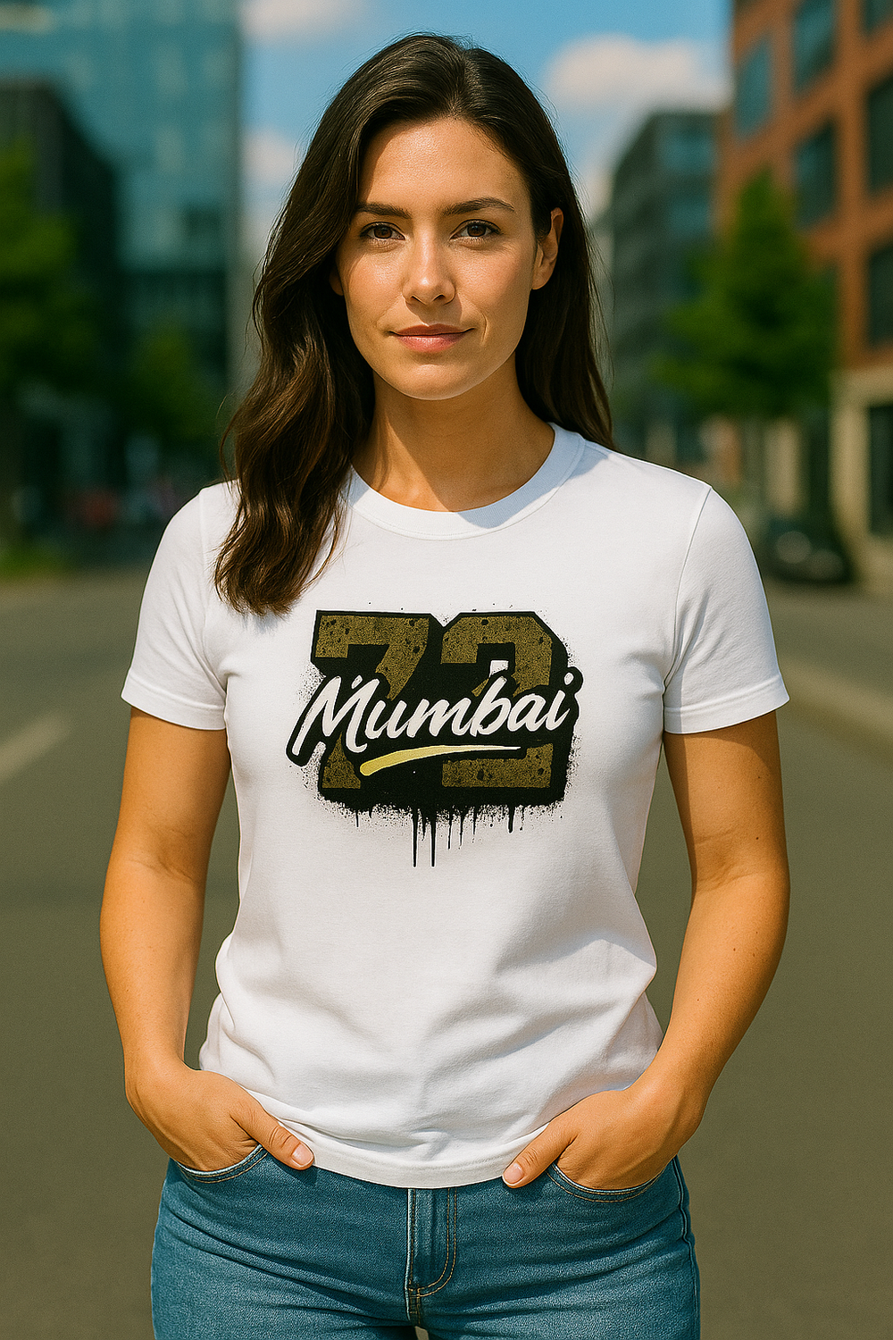 🖤 Mumbai 72 Stretch Tee – Unisex Fit – Bold Street Style