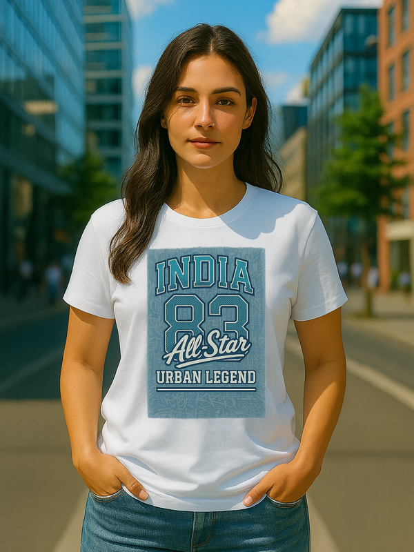 India 83 Stone Unisex Stretch T-shirt