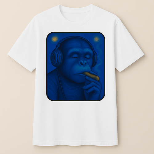 🔥 Starry Night Primate Tee 🔥  Icy White