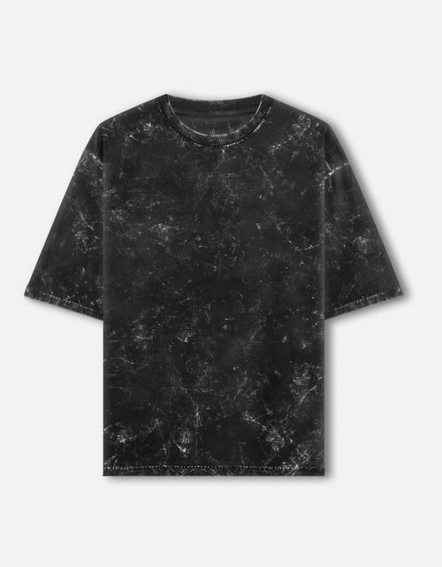 Black Unisex Acid Washed Oversized Tee- Bundle (Pack of 3)
