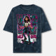 Wild Girl Unisex Acid Washed Oversized Tee