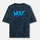 Wolf - Unisex Acid Washed Oversized Tee