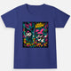 Kuromi and Melody Skating Graffiti Girl's Crew Neck T-Shirt
