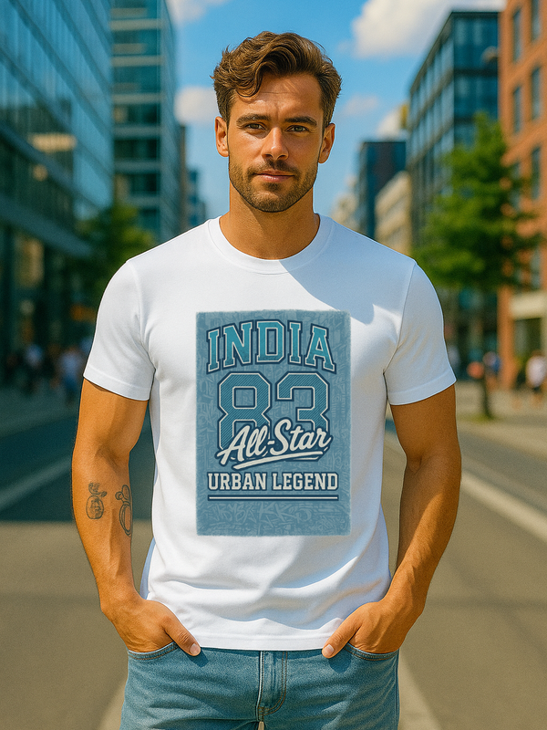 India 83 Stone Unisex Stretch T-shirt