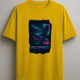 RFM “Disconnect” Tee – Glitched Realities, Cyber Vibes - Yellow Pop