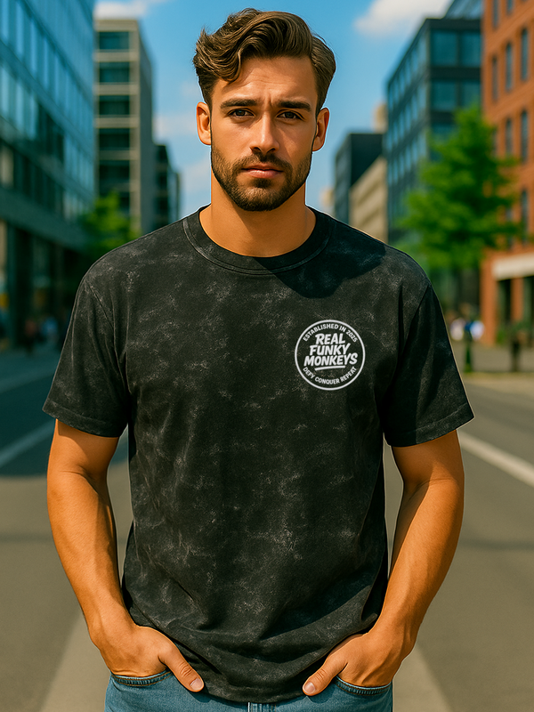 Mumbai 72 Acid Washed Oversized T-Shirt – Real Funky Monkeys Original